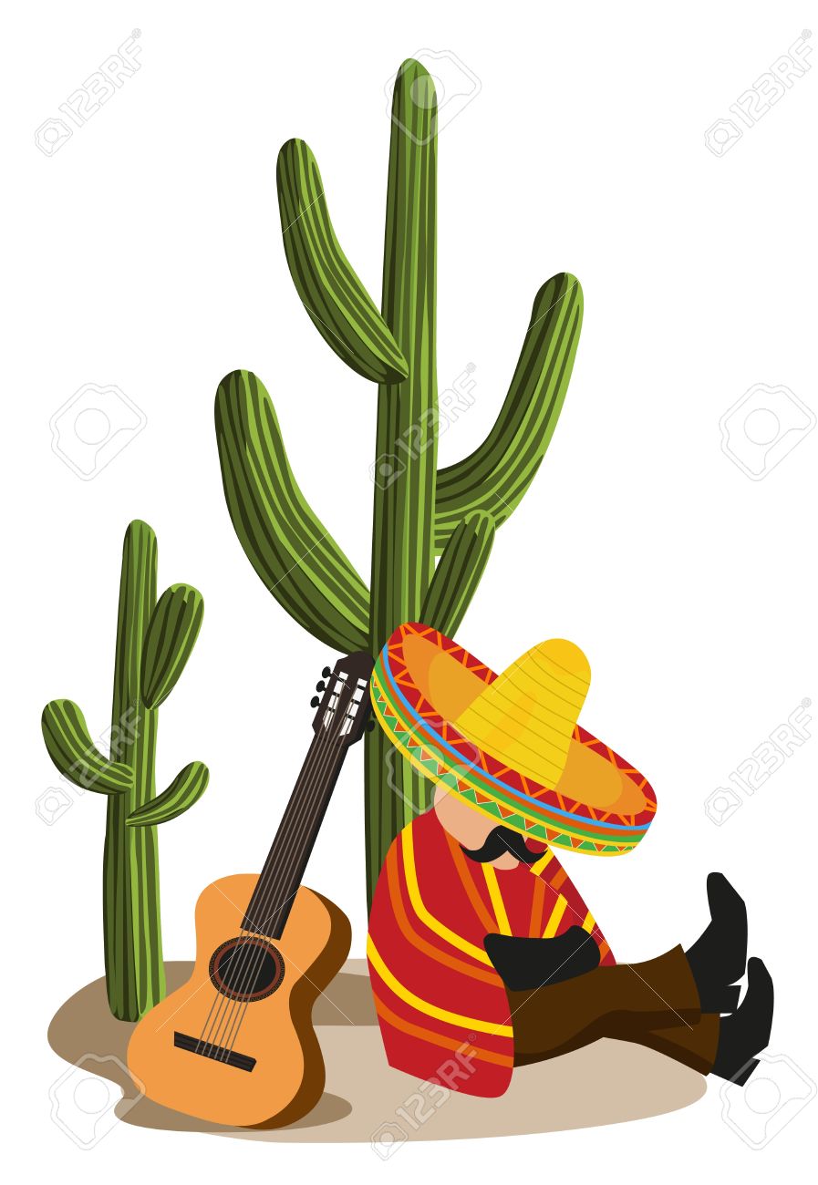 897x1300 Mexican Clipart Mexican Cactus Clipart