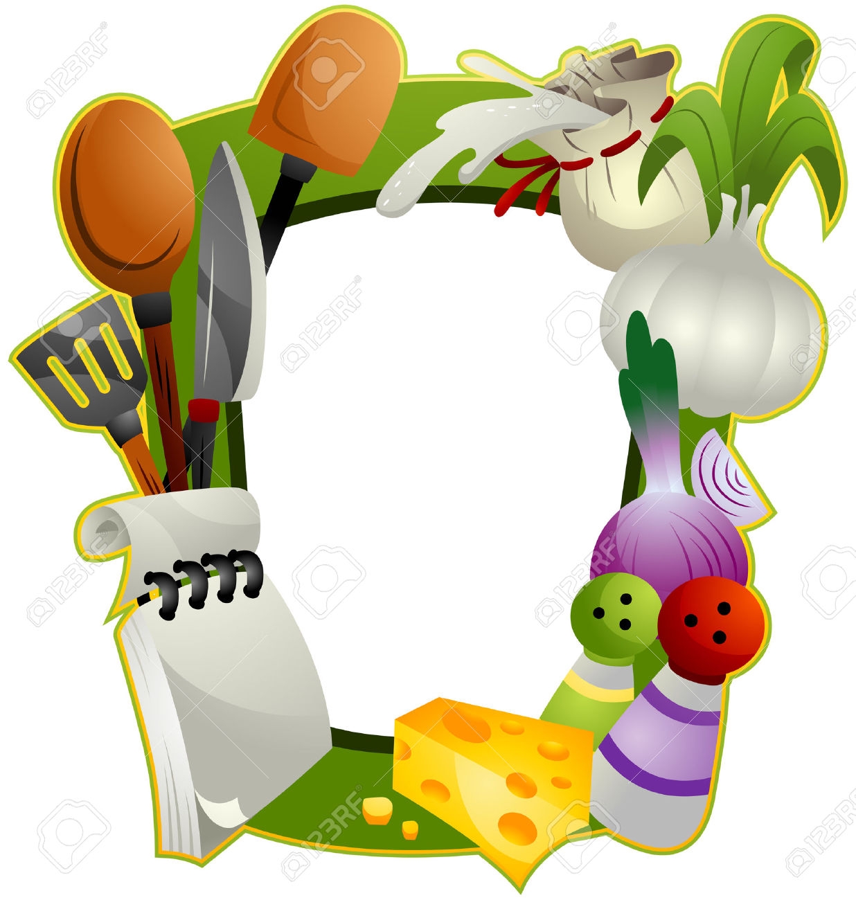 1236x1300 Cooking Clip Art Borders