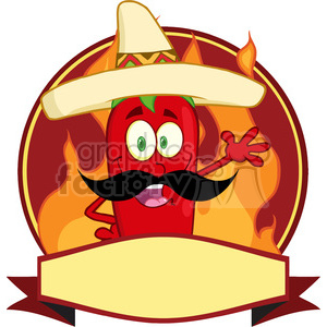 300x300 Royalty Free 6787 Royalty Free Clip Art Mexican Chili Pepper