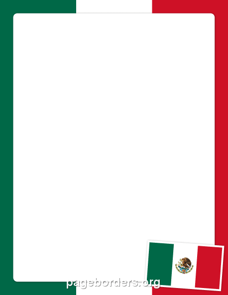 458x593 Mexican Flag Border Clip Art, Page Border, And Vector Graphics