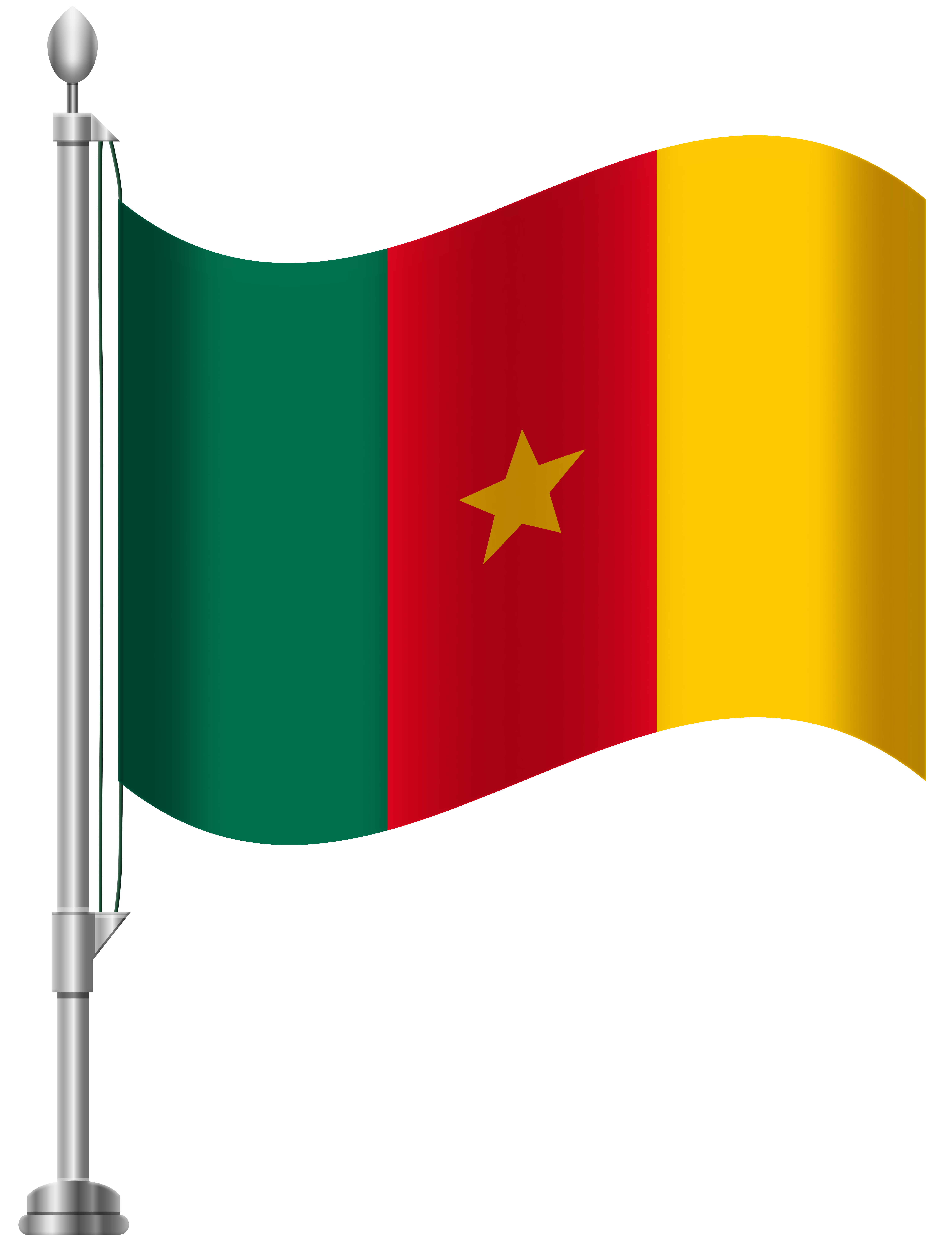 6141x8000 Cameroon Flag Png Clip Art