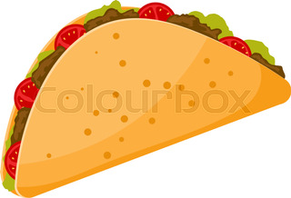 320x218 Mexican Food Delicious Taco Sketch Stock Vector Colourbox