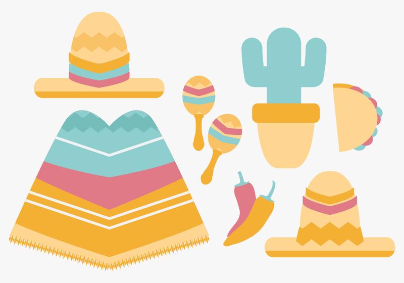 800x560 Vector Mexican Items