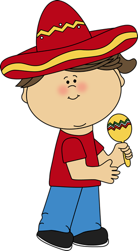 276x500 Girl With A Maraca Clip Art