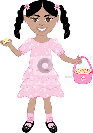 314x450 Latina Girl Clipart