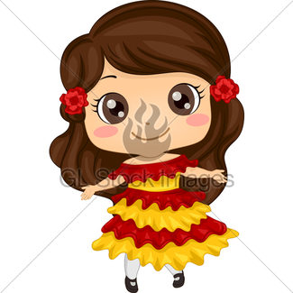 325x325 Mexican Girl And Dog Gl Stock Images
