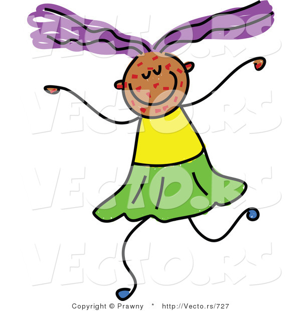 600x620 Vector Of A Happy Sick Mexican Girl With Red Bumps All Over His