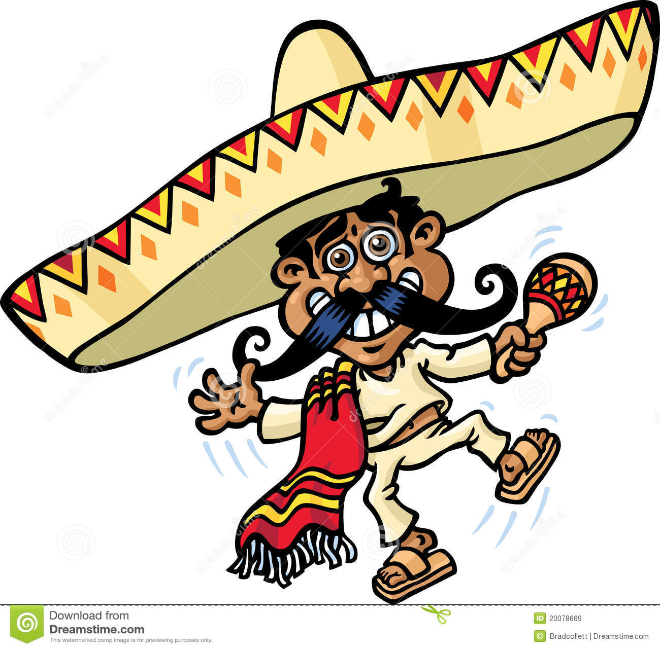 1300x1282 Funny Mexican Clipart