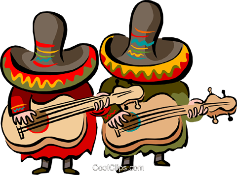 480x356 Free Clipart Mexican Music