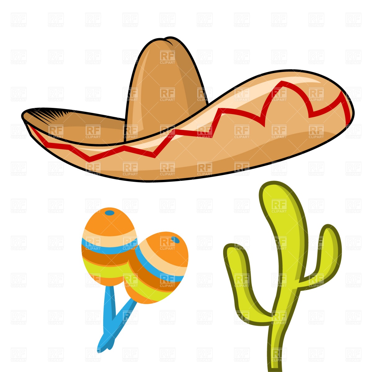 1200x1200 Sombrero Clipart