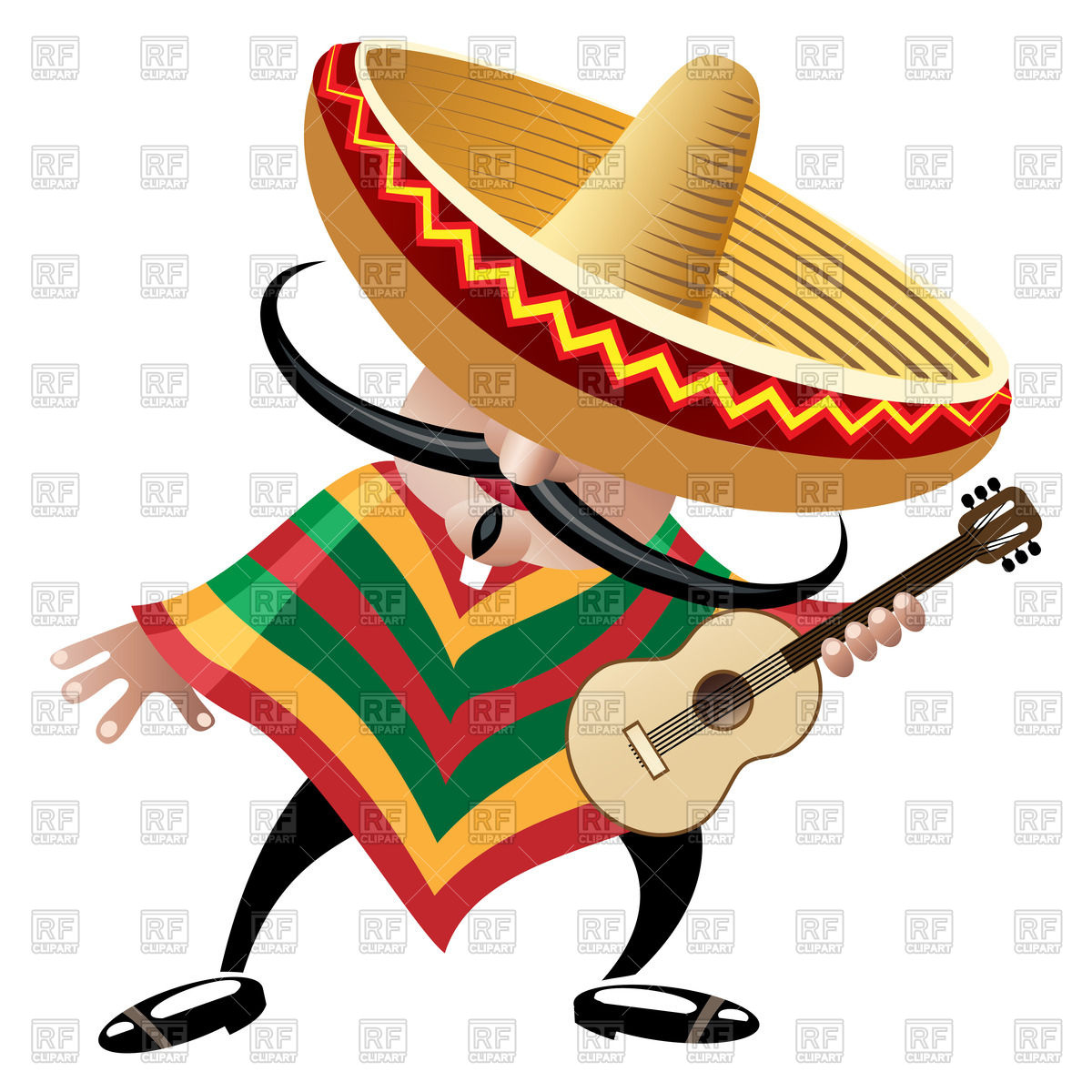 1200x1200 Sombrero Man Free Clipart