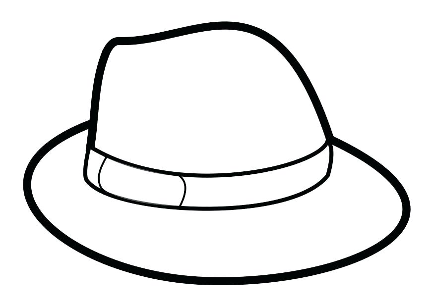 875x620 Free Printable Sombrero Coloring Pages Hat Page Images Pictures