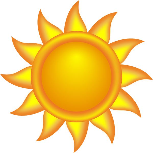 600x600 Sun Color Clipart