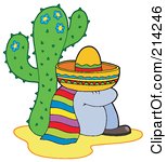 154x150 Mexican Cactus Clipart