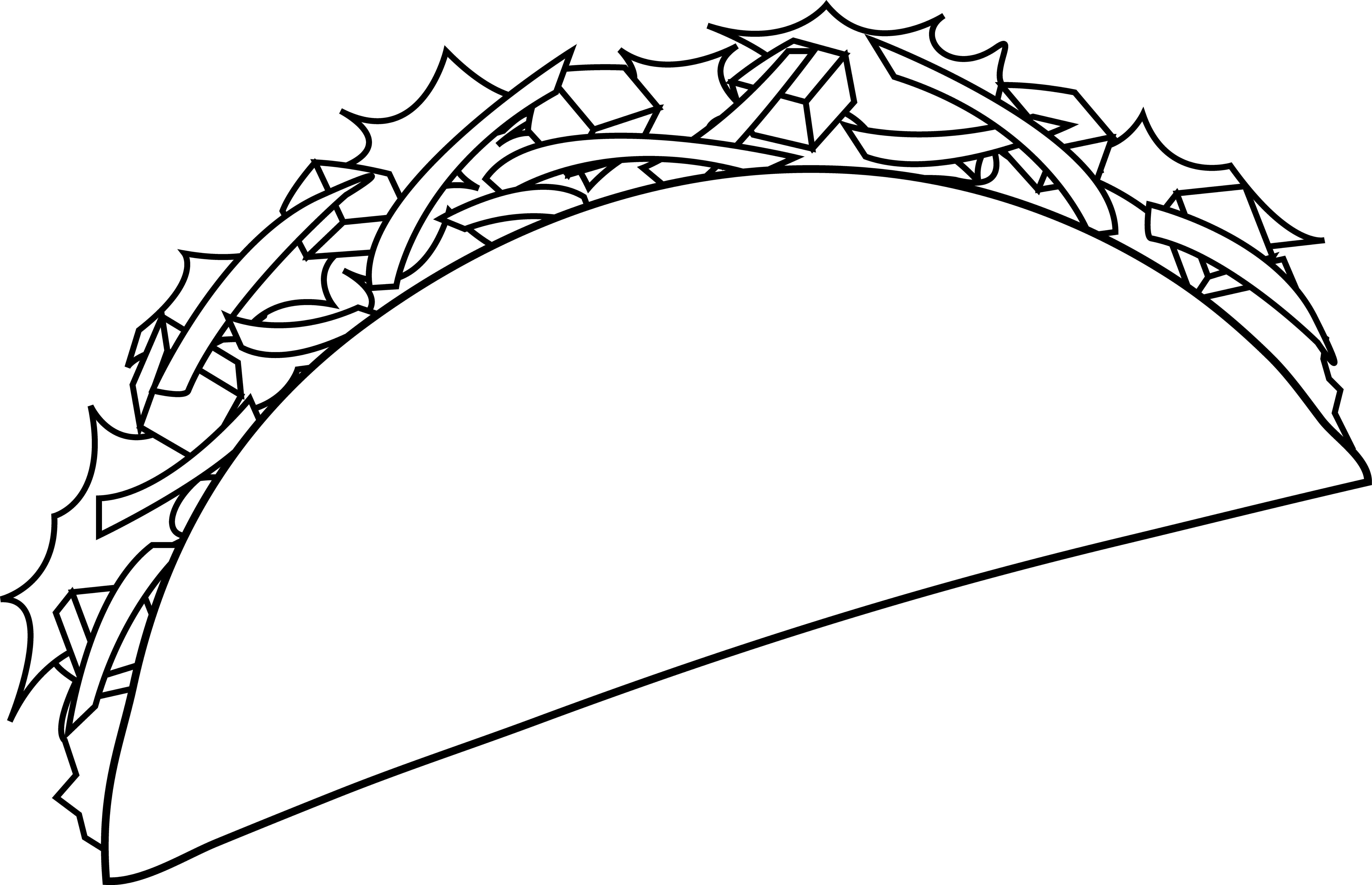 6687x4311 Mexico Clip Art Free Clipart Of Mexican Food Taco