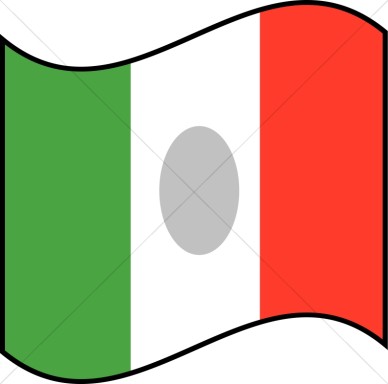 388x384 Us Flag Mexian Flag Clipart