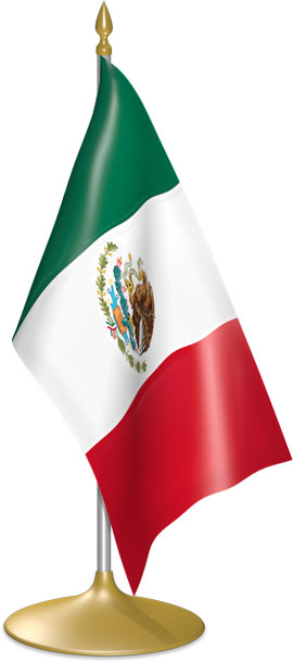 270x609 Flag Icons Of Mexico 3d Flags