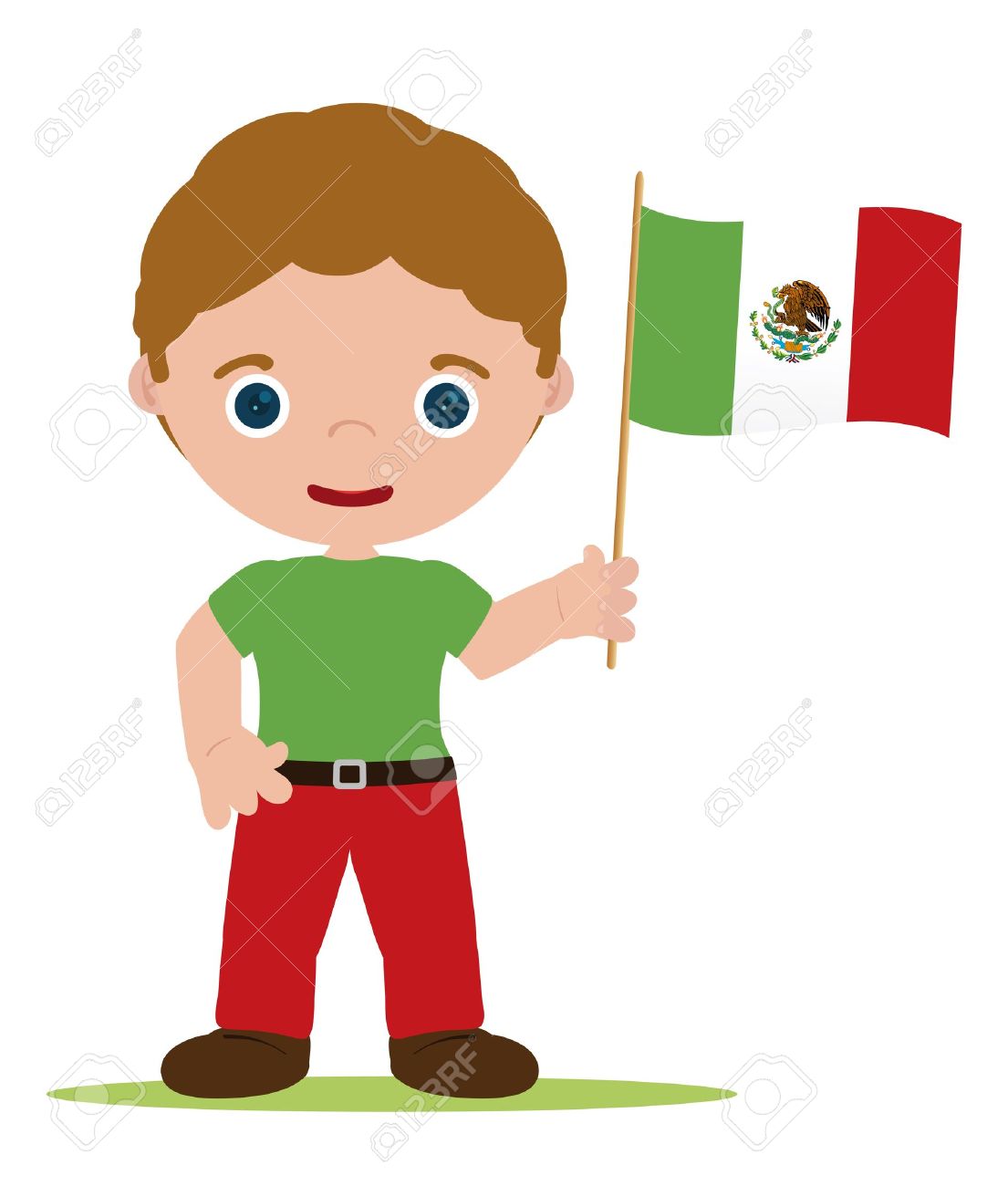 1105x1300 Man From Mexico With Flag Royalty Free Cliparts, Vectors,