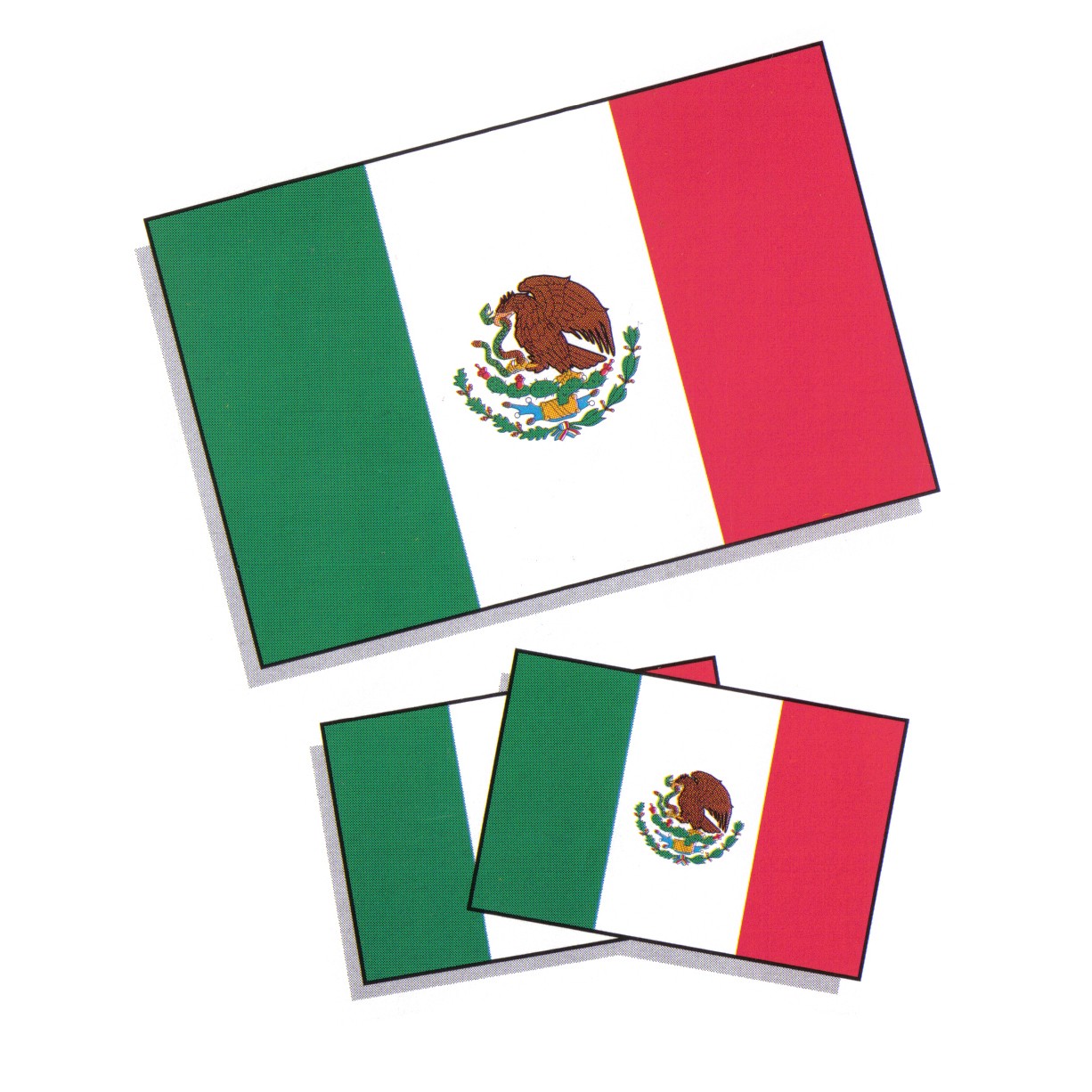 1226x1226 Mexico Flag Clipart