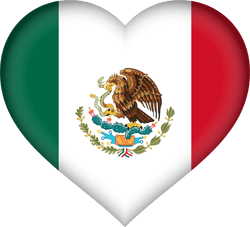 250x227 Mexico Flag Clipart