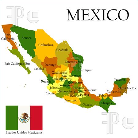 450x450 Printable Mexican Flag Illustration Mexico, United States
