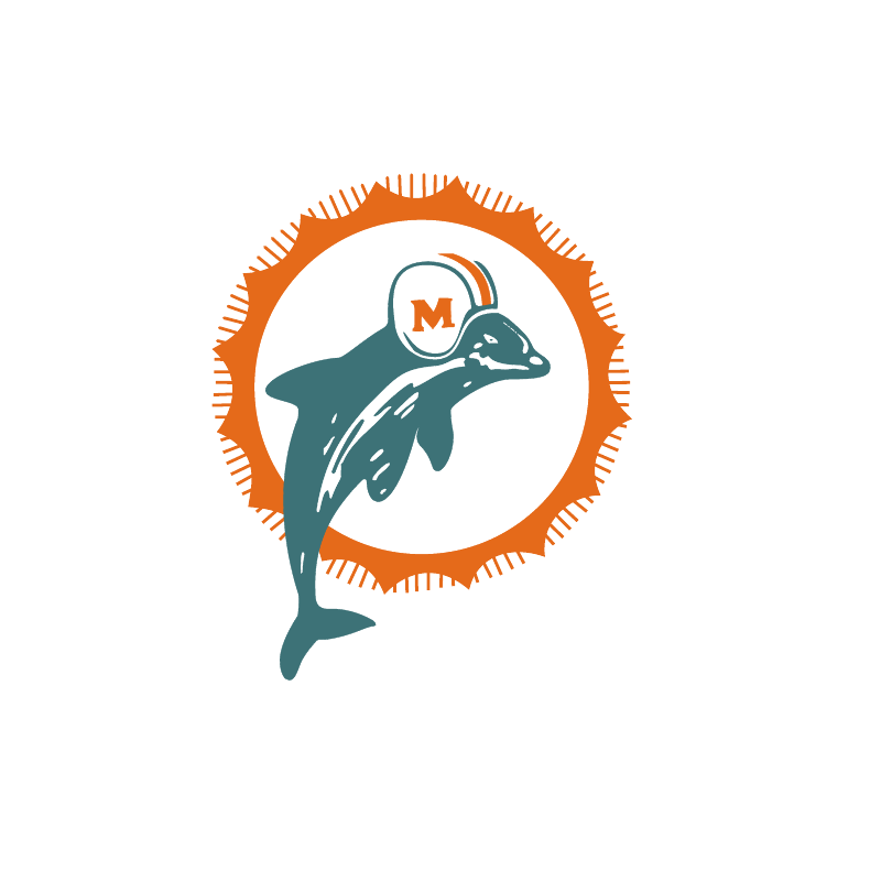 800x800 Miami Dolphins Clipart