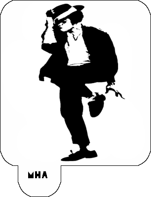 306x399 Mr. Hair Art Stencil