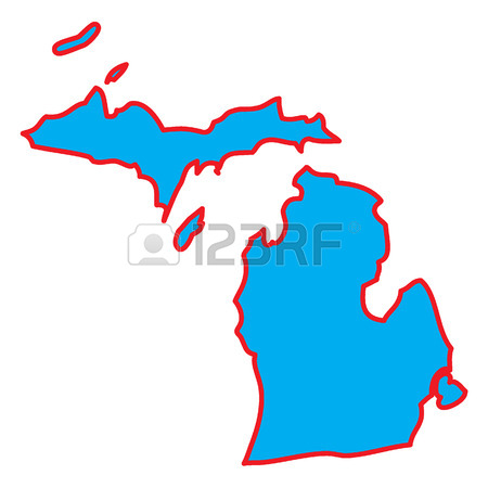 450x450 461 Michigan Art Stock Vector Illustration And Royalty Free