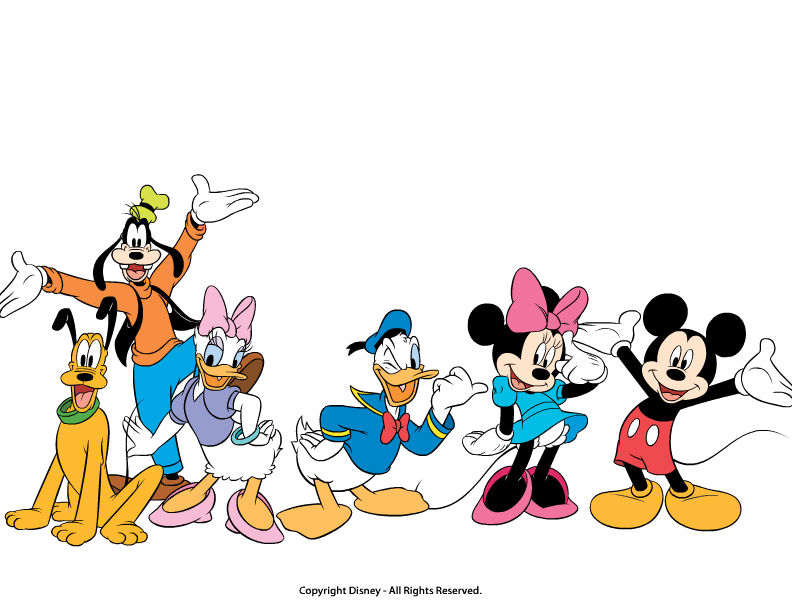 Mickey And Friends Clipart Free Download On Clipartmag