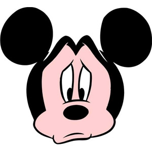 300x300 Mickey Mouse Sad Face Clipart 2