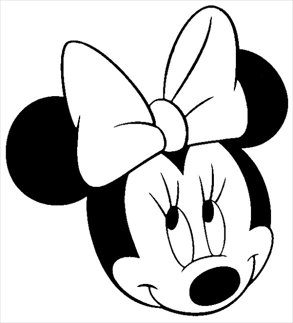 585x645 Pictures Mickey Mouse Face Coloring Pages 82 On Coloring Print