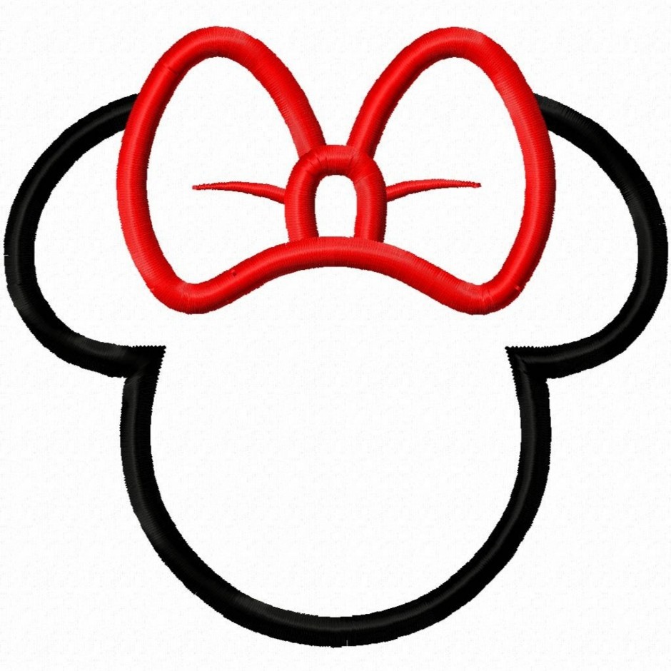 940x940 Mickey Mouse Bow Clipart