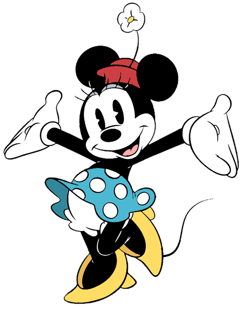500x634 Classic Minnie Mouse Clip Art Disney Clip Art Galore