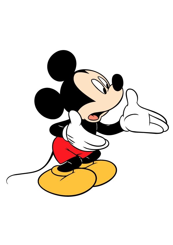 595x842 Mickey Mouse Clip Art Mickey Mouse Clipart Vector 3 Anything