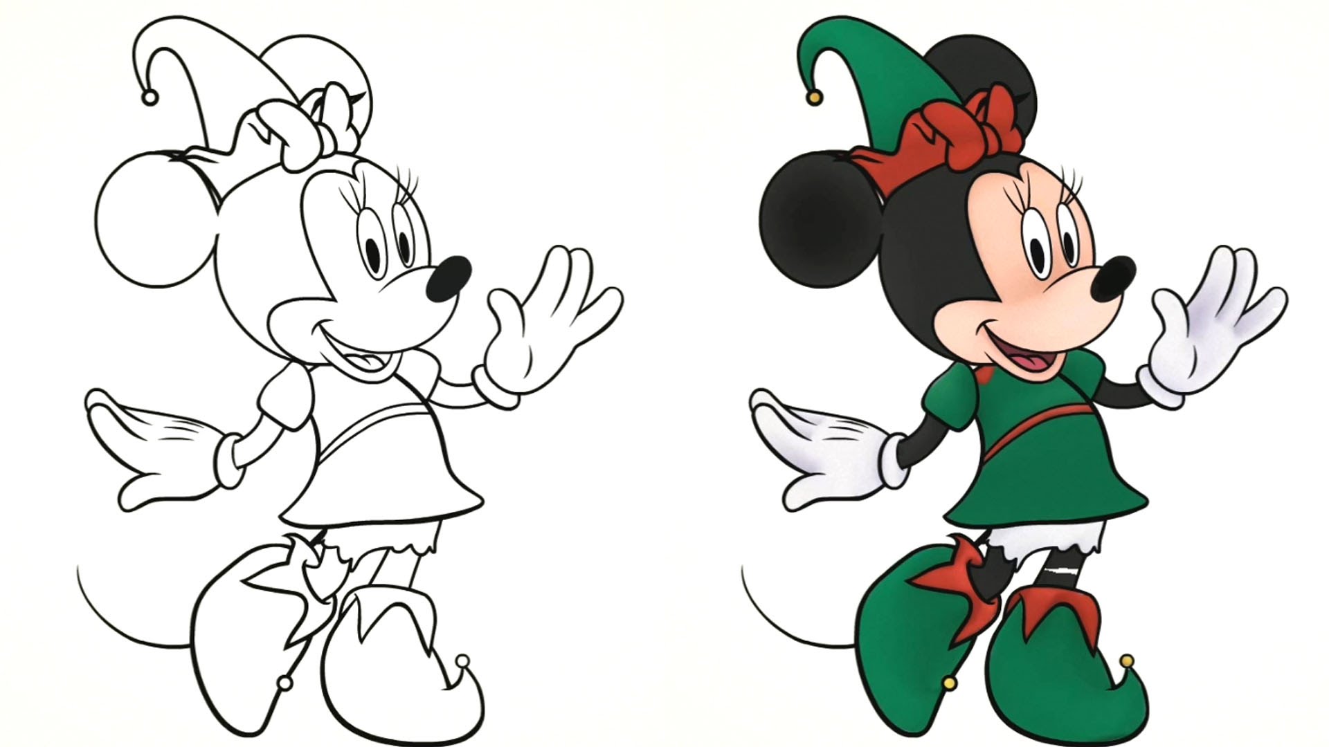 1920x1080 Winter Clipart Mickey Mouse