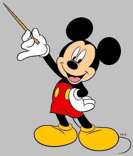 Mickey Mouse Birthday Clipart