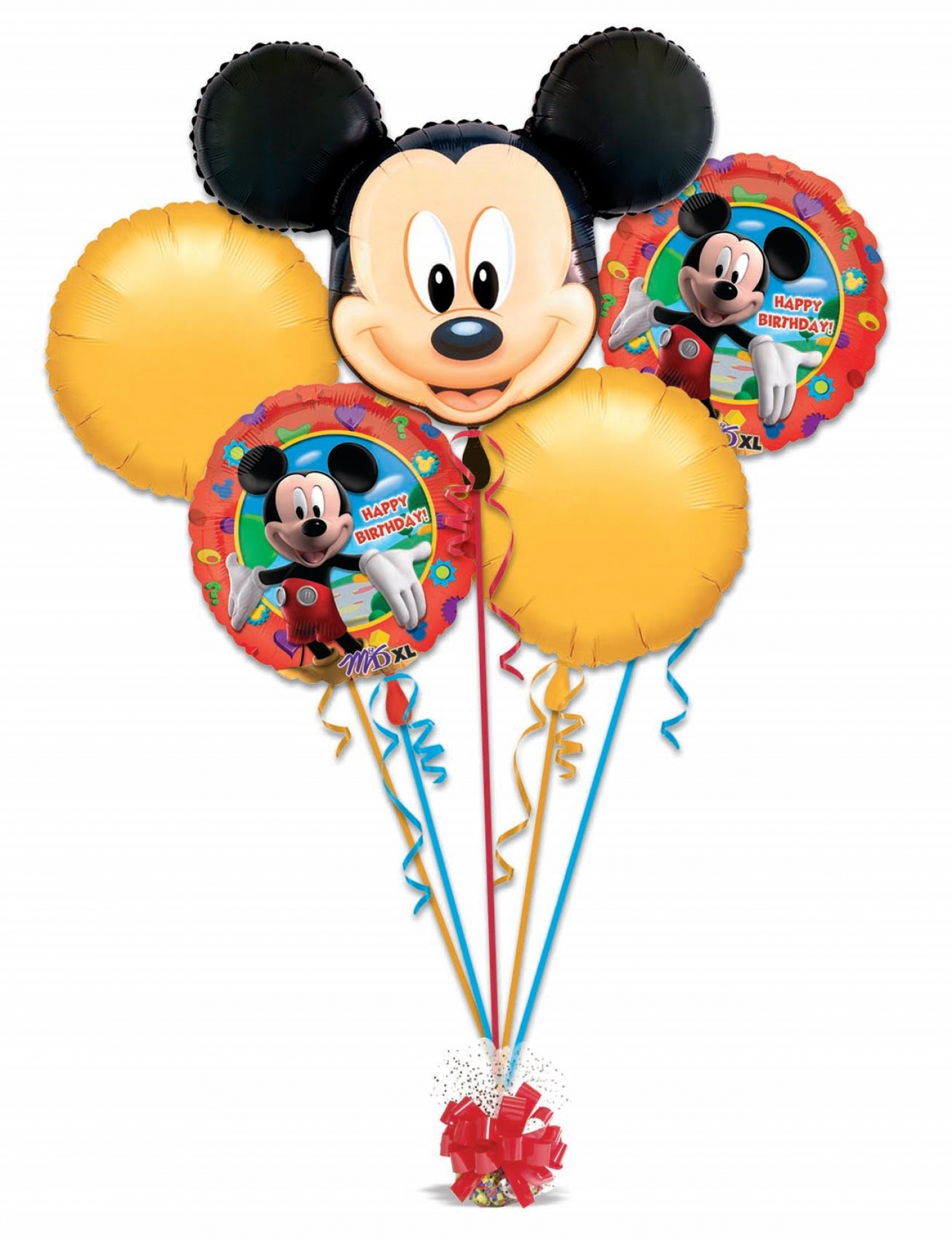1440x1876 Mickey Mouse Balloons Clipart