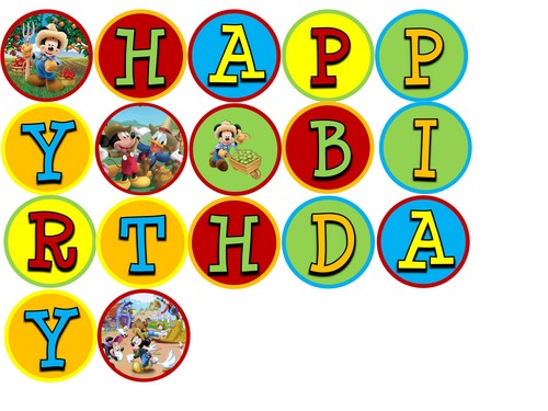 500x375 Mickey Mouse Birthday Clip Art Cliparts