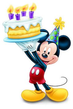 236x351 Mickey Mouse With Gifts Wish You A Happy Birthday On Your Special