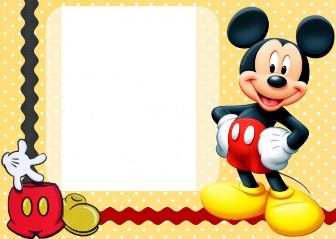 654x466 Mickey Mouse Birthday Cards Mickey Mouse Birthday Invitations