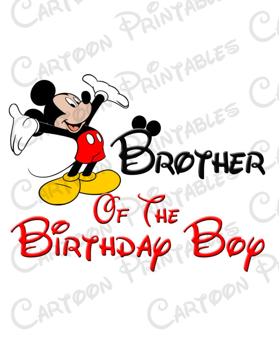 570x738 Mickey Mouse Brother Of The Birthday Boy Image Printable Clip Art
