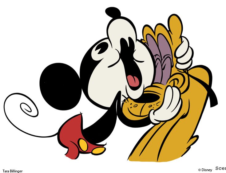 735x561 44 Best Art Of Mickey Mouse Cartoons Images