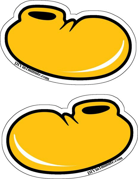 464x600 Mickey Mouse Body Parts For State Room Disney Cruise Door Instant