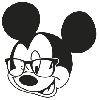 332x337 Glass Clipart Mickey Mouse