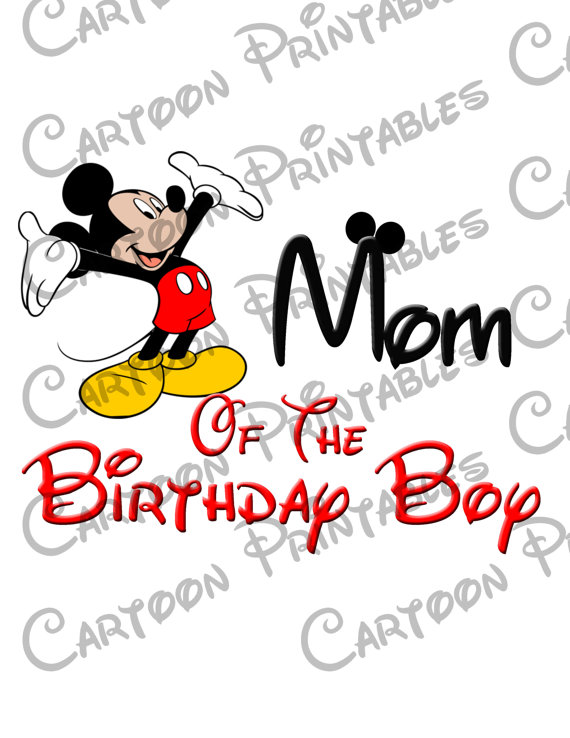 570x738 Mickey Mouse Mom Of The Birthday Boy Image Printable Clip Art Iron