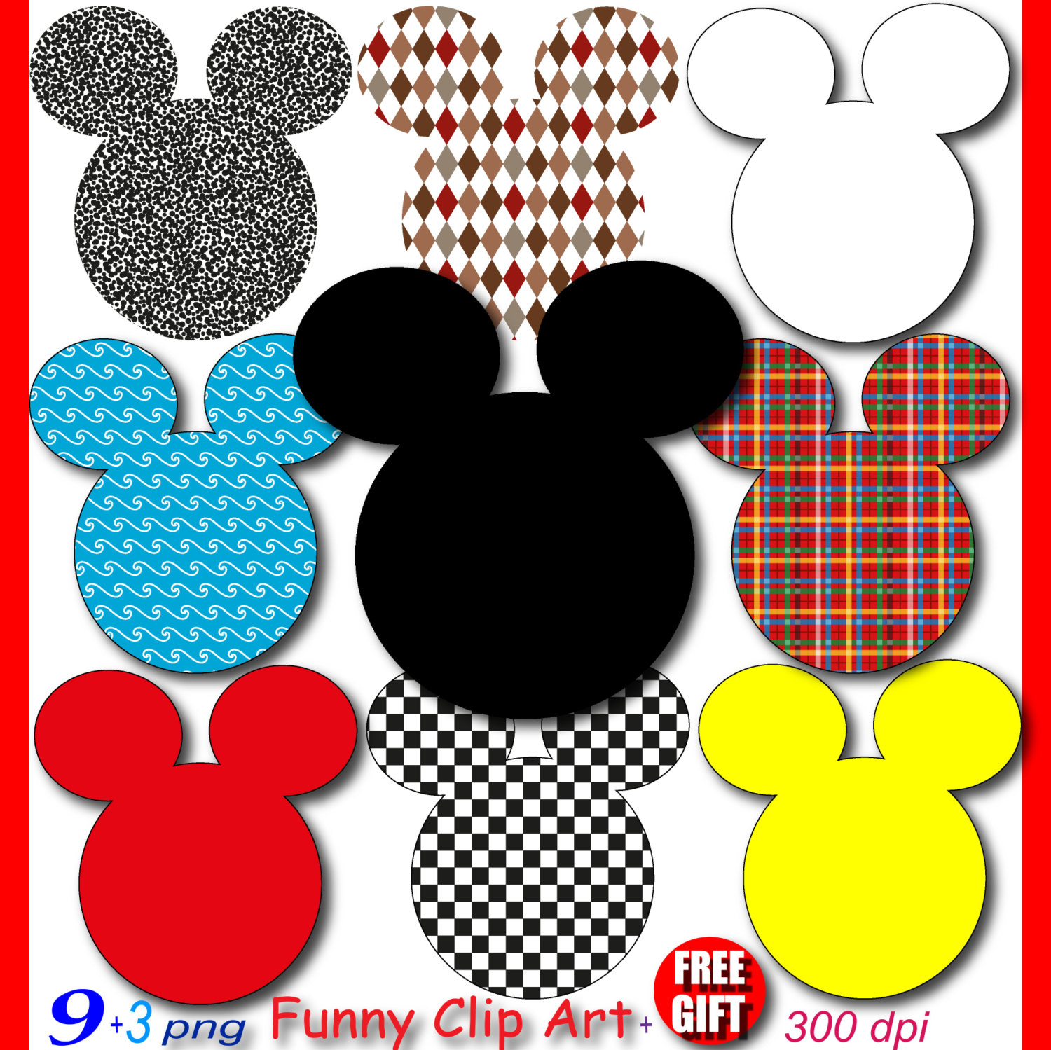 1500x1499 Mickey Mouse Clipart Gold