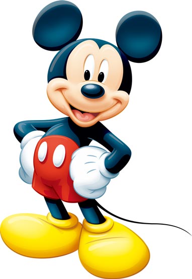 382x555 Mickey Mouse In Photoshop Format