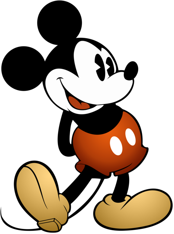 576x775 Vintage Mickey Mouse Clipart