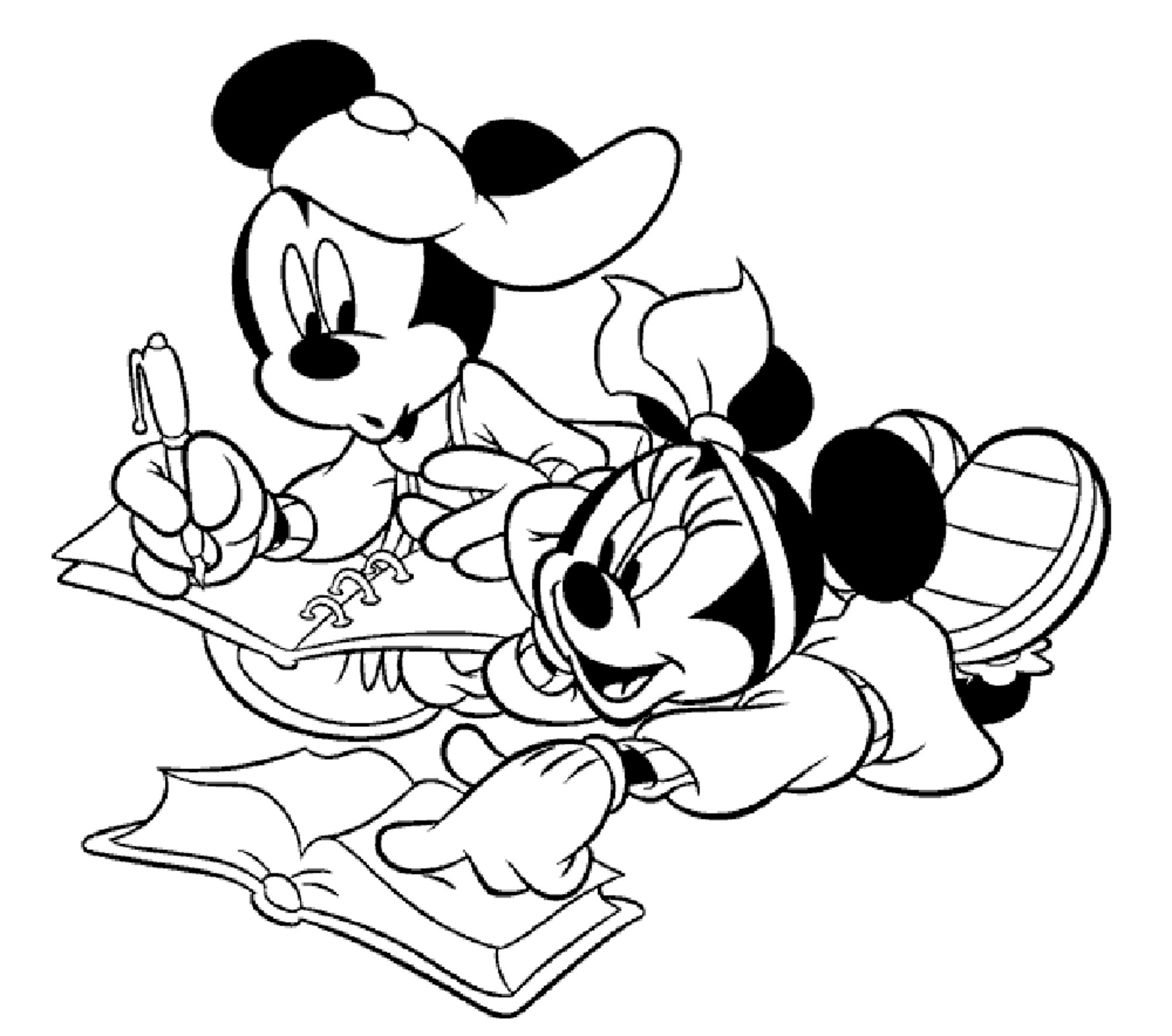 2000x1768 Learning Through Mickey Mouse Coloring Pages