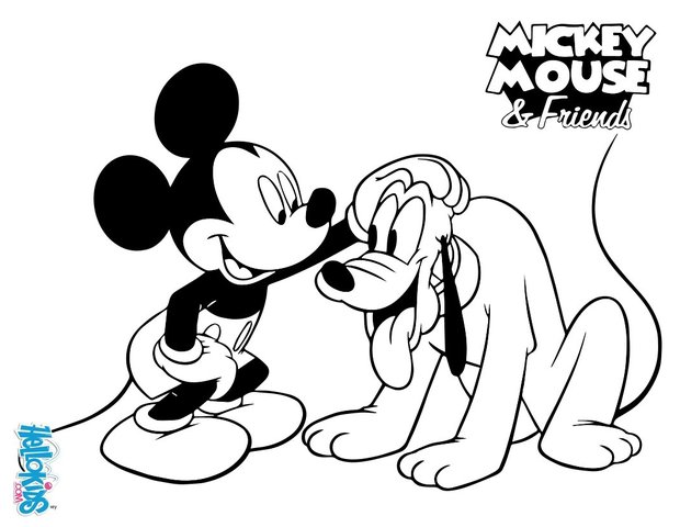 620x480 Printable Mickey Mouse Coloring Pages